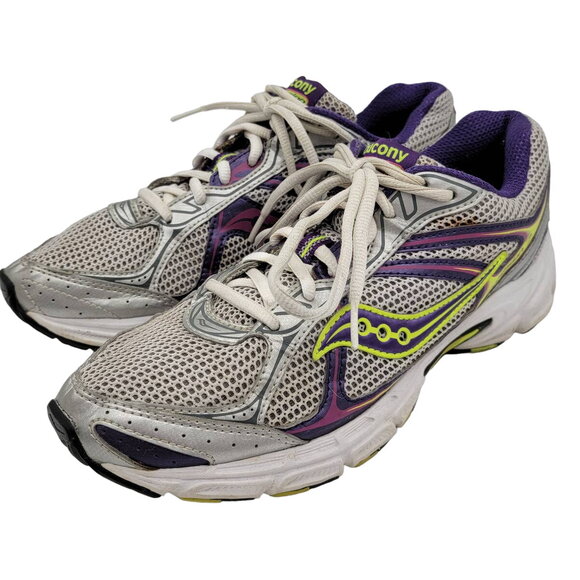 4/$20 Saucony Grid Cohesion Running Shoes 15181-4 Purple - Size 10 - Picture 1 of 8